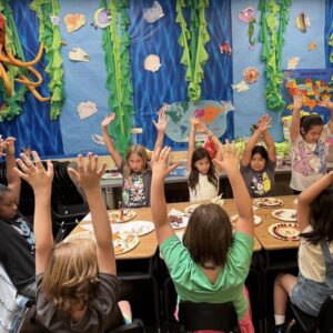 Students learning together at CalKids Learning Academy